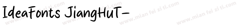 IdeaFonts JiangHuT字体转换
